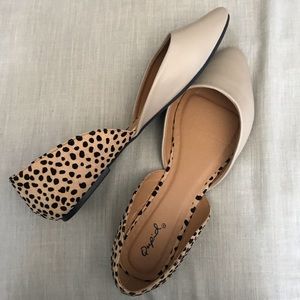 Cheetah Print & Nude Flats